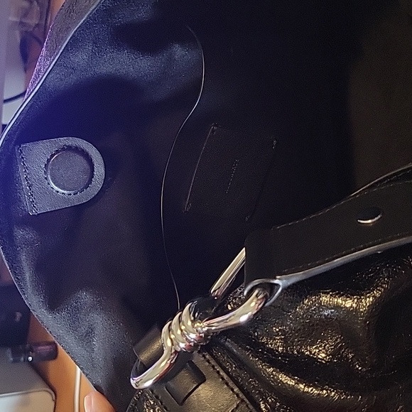 All Saints Captain Shiny All leather tote bag - Picture 3 of 3